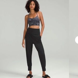 lululemon athletica High-Rise Ribbed-Waist Jogger - Black